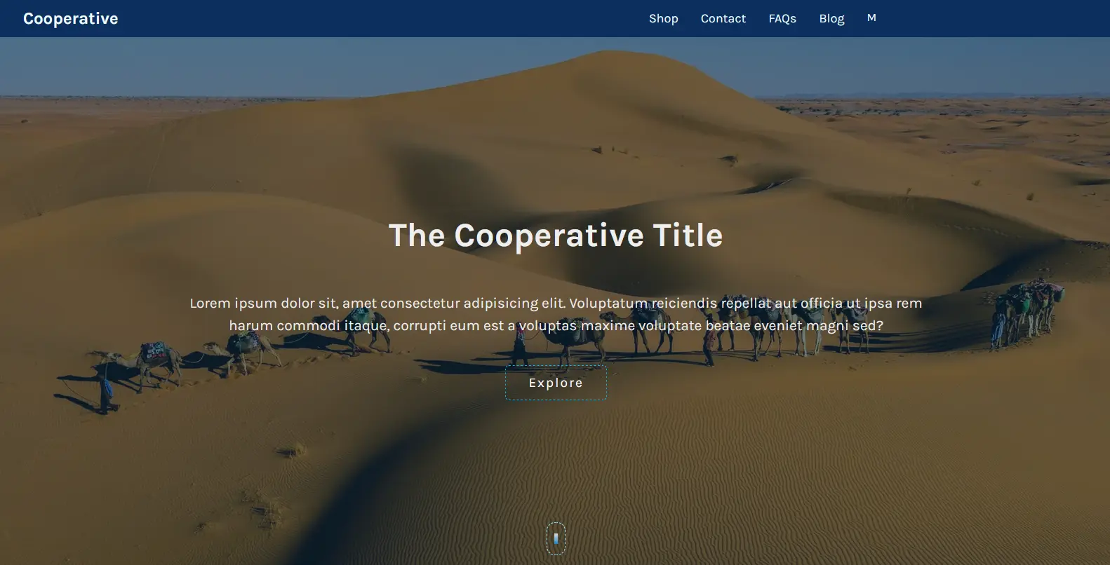 Cooperative website